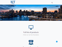 Tablet Screenshot of ict-hardware.com